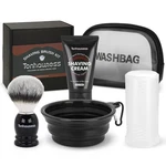 Travel Shaving Brushes Kit For Men, 5 1 Set With Nylon Brist.... Fixed Price $22.01.