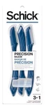 Schick Precision For Men Edging Razors Disposable 3 Count Pk. Fixed Price $11.99.