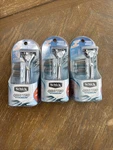 Lot Of 3 Schick Quattro Titanium Razors W/ Cartridges Value Pack New. Fixed Price $29.99.