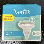 8 Gillette Venus Sensitive Smooth Razor Blades Refill Cartridge Fit Swirl-shaver. Fixed Price $18.99.