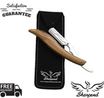 Barber Stainless Steel Straight Edge Cut Throat Salon Shaving Blade Razors. Fixed Price $10.64.