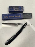 Vintage Liberty Cutlery Germany Straight Razor Extra Hollow Ground. Fixed Price $90.00.