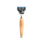Hle 5-BLADE Razor With Gillette Fusion Kosmo Ii Olive Wood. Fixed Price $140.06.