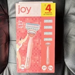 Joy The Pink One Women's Razor W/ Handle + 4 Cartridges 5-BLADE. Fixed Price $15.99.