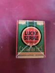 1930'S Vintage Lucky Strike Cigarettes - Matchbook Safety Razor Adv. Nos. Fixed Price $24.95.