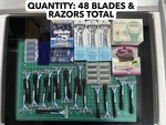Huge 48-PACK Lot Gillette Quattro Preserve Shave 5 Five Blade Refillable Razor. Fixed Price $46.14.