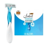 Bic Soleil Comfort Women's Disposable Razors 10 Count Four Blade Shaving. Fixed Price $15.79.