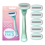 Dorco EVE3 Razor Smooth Touch For Women, Includes 1 Handle 6 Long-.... Fixed Price $38.31.