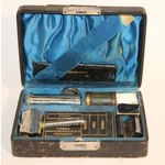 Vintage Rare Razor Set W/ Case, Blades, Powder Antique Star Kampfe Bros 1887. Fixed Price $164.00.