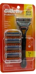 New! Gillette Fusion 5 Shaving Bundle 1 Razor Handle Cartridges - Black. Fixed Price $15.98.