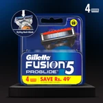 Gillette Fusion 5 Proglide Shaving Blades For Razor - 4 Cartridges New. Fixed Price $39.21.