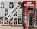 Original Feather Double Edge Popular Razor With 75 D/e Hi-stainless Bladesjapan. Fixed Price $127.94.