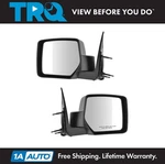 Trq Mirror Power Black Textured Lh Left & Rh Right Pair For 08-12 Jeep Liberty. Fixed Price $120.95.