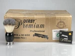 5000 Derby Premium Single Edge Razor Blades (50X100) With Free Shaving Brush. Fixed Price $189.99.
