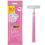Bic Silky Touch Women's Disposable 2 Blades Razors - Pack Of 10 Free Shipping. Fixed Price $6.99.