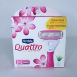 Schick Quattro For Women Aloe & Vitamin Razor 10 Blade Refills Nib. Fixed Price $25.47.