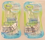 New 2 Packs Of Gillette Venus Embrace Disposable Razors - Total 6. Fixed Price $19.99.