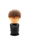 Stirling Soap Company Li'l Brudder Synthetic Shave Brush 22MM X 51MM. Fixed Price $20.00.