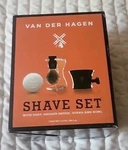 Van Der Hagen Badger Wet Shave Set With Soap, Brush, Stand & Mug/scuttle. Fixed Price $19.99.