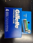 New Gillette Proglide Men's Razor Blade Refills 4 Cartridges Ships Fast. Fixed Price $17.25.