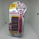 Schick Quattro Women's Razor Value Pack - 1 Handle & 5 Refills. Fixed Price $9.99.