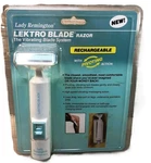 Lady Remington Lektro Razor Vibrating Blade System Rechargeable LVB-3 Sealed. Fixed Price $30.00.
