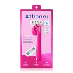 Athena Club 5-BLADE Women's Razor Kit 1 Handle, 2 Refills, Magnetic Hook. Fixed Price $10.50.
