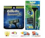 8 Gillette Sensor 3 Razor Blades Cartridge Refill Swift Shaver Fit Excel Handle. Fixed Price $79.99.