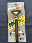 Vintage Gillette Atra Plus Razor Metal & Plastic Shaver Twin Blade. Fixed Price $32.50.