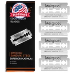 60 Hojas De Acero Sueco Platino Para Maquinillas Afeitar Hombres Y Mujer. Fixed Price $20.99.