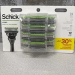Schick Hydro Sensitive Men's Razor 12 Refill Cartridges New Sealed Blades. Fixed Price $25.00.
