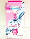 Schick Hydro SILK3 Razor 1 Handle & 2 Blades Hydra-boost Serum For Smooth Glide. Fixed Price $9.97.