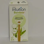 Schick Intuition Bamboo Hybrid Razor Kit 1 Handle + 3 Refills New Mom Birthday. Fixed Price $24.99.
