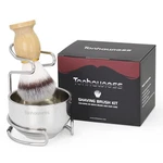 Shaving Brush Set For Men, 3 IN1 Kit Includes Nylon Badger Hair. Fixed Price $13.99.