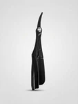 Bumble Bee Professional Matte Black Straight Edge Barber Razor - Folding Handle. Fixed Price $19.99.