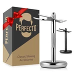 Perfecto Deluxe Chrome Razor & Brush Stand - Best Safety. Fixed Price $40.10.