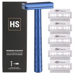 Razor - Steel Blue Double Edge Safety With 5 Spare Blades 30 Angled .... Fixed Price $127.47.