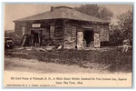 C1905'S Old Court House Entrance Wheel Dirty Road Chimney Plymouth Nh Postcard. Fixed Price $19.95.