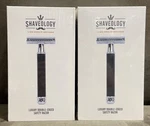 (2) Pack! Shaveology Phantom Series Luxury Double-edged Safety Razor. Fixed Price $27.99.