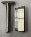 Oneblade Genesis Single Safety Razor, Silver, Open Box. Fixed Price $220.05.