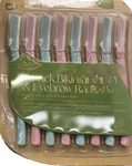 N-element Sustainable Wheat Straw Bikini Eybebrow Razors 8PK. Fixed Price $13.99.