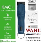 Wahl Pro Kmc+ 2-SPEED Cordless Clipper Kit Detachable Prime Series #10 Blade Set. Fixed Price $309.99.