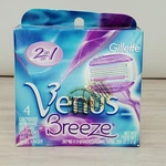 4 Breeze Gillette Venus Razor Blades Cartridges Refills Shaver Women Nos. Fixed Price $16.95.