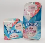 Gillette Venus Spa Breeze Razor 1 Handle 2 Cartridges 4 White Tea. Fixed Price $20.00.