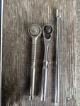 Lot Of 2 Craftsman 3/8 Ratchets 943796 Z-ah 99964 Plus Extension Smooth Handle. Fixed Price $51.22.