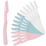 Kfhensomr Pcs Dermaplane Razor Count (pack Of 15), Green, White, Pink. Fixed Price $13.40.