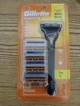 New Gillette Fusion 5 Shaving Bundle 1 Razor Handle Cartridges - Black. Fixed Price $16.00.
