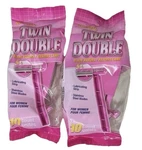Pack Assured Woman Twin Double Blade Disposable Razor 10 Count Total 20. Fixed Price $12.99.