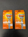 Gillette FUSION5 Men's Razor Set - (2) Handles & (4) Cartridges Total. Fixed Price $14.99.