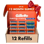 Gillete FUSION5 Men's Razor Blade Refills, 10 Count + Proglide. Fixed Price $56.78.